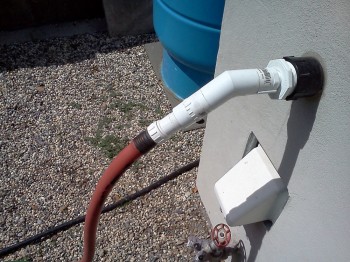 ewer hose connection.