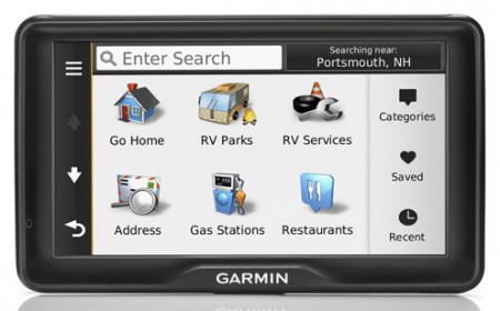 The RV 760LMT is Garmin's first RV navigator