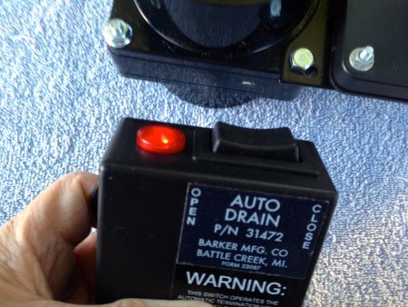Barker Auto-Drain remote switch