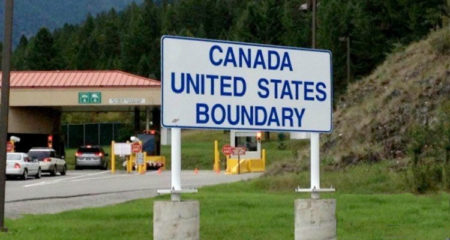 Crossing U.S. Canadian Border