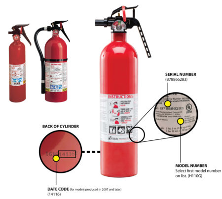 Guide to Kidde Fire Extinguishers Recalled