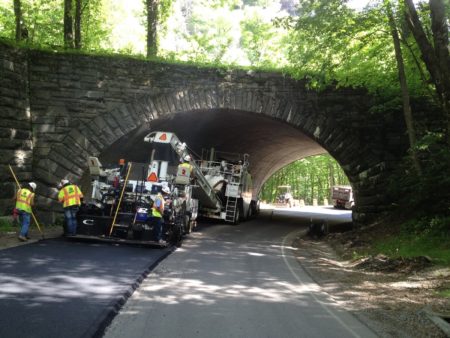 National Park Service Maintenance: Great Smoky Mountains NP operates 384 miles of roads, six tunnels, and 146 bridges which allow visitors to traverse the park’s mountainous landscape. NPS photo