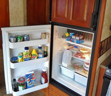 Keeping an RV refrigerator cold