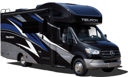 Tiburon Sprinter motorhome by Thor Motor Coach is built on a Mercedes-Benz Sprinter diesel chassis.