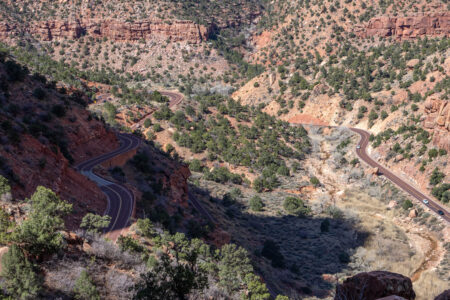 RV Restrictions for Zion National Park - Mt Carmel Highway photograph