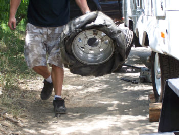 Tire Blowout and Damage