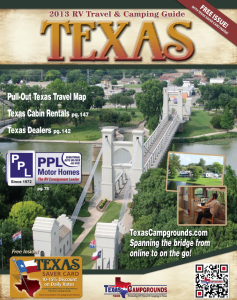 Texas Camping Guide cover 2013