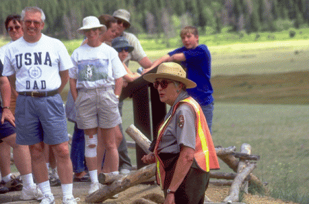 Ranger talk at Rocky Mountain National Park