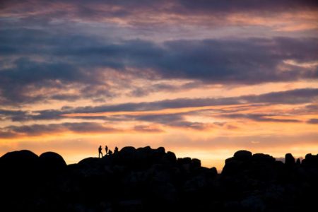 Jumbo Rocks at Sunset JOSHUA TREE NATIONAL PARK