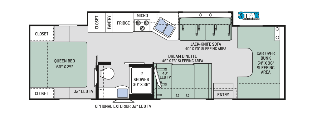 New Thor Chateau 31Y Floor Plan - RV Tip of the Day