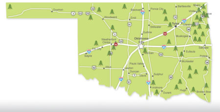 Oklahoma State Parks Map