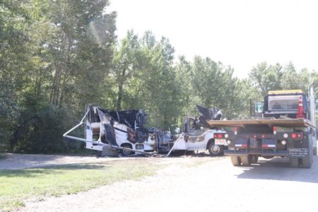 Motorhome Fire