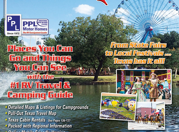 2018 Texas Camping, RV Travel Guide Available